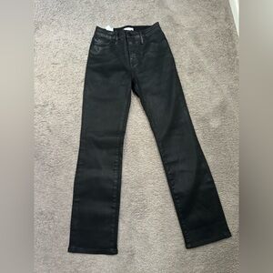 Good American Good Straight Coated Jeans - NWT - Size 2/26